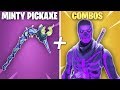 TOP 5 MINTY PICKAXE SKIN COMBOS - TOP MINTY PICKAXE CHAPTER 2 BEST SKIN COMBOS MERRY MINT AXE