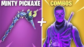 TOP 5 MINTY PICKAXE SKIN COMBOS - TOP MINTY PICKAXE CHAPTER 2 BEST SKIN COMBOS MERRY MINT AXE