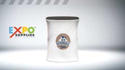 Square Fabric Counter Product video, setup & assembly instructions