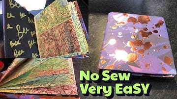 How to make an Accordion Journal Tutorial | No Sew, Beginner Friendly & Fast DIY journal
