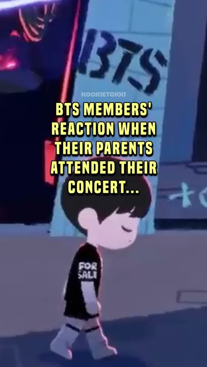 BTS members' reaction to their parents attending their concerts🤧