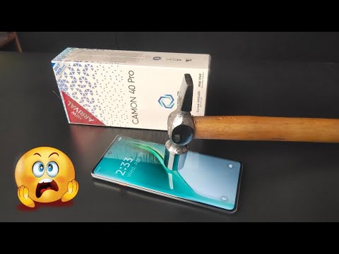 Tecno Camon 40 Pro 5G Gorilla Glass Screen Scratch Test Gorilla Glass 7i Protection Durability