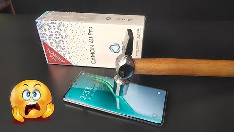 Tecno Camon 40,Pro,5G Gorilla Glass & Screen Scratch Test | Gorilla Glass 7i Protection | Durability