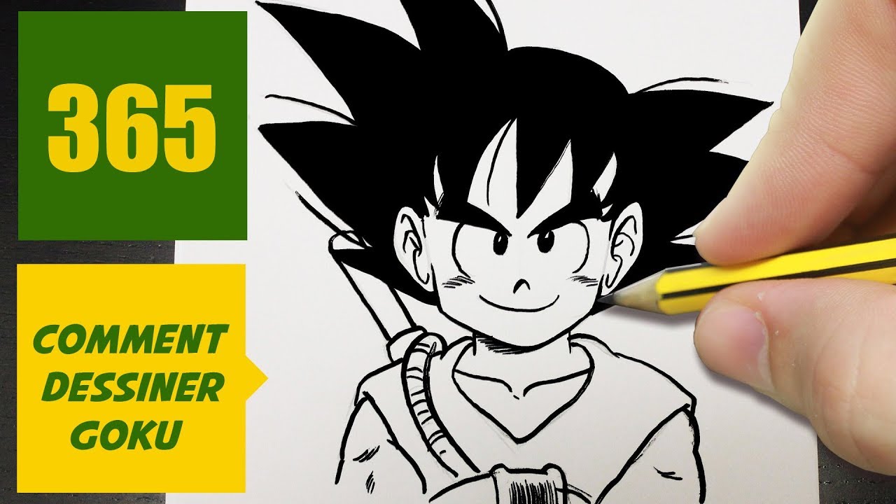 Comment Dessiner Goku Comment Dessiner Dragon Ball Youtube