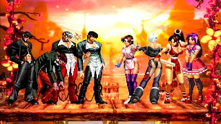 [KOF Mugen] Iori Yagami Team vs Super Girls Team