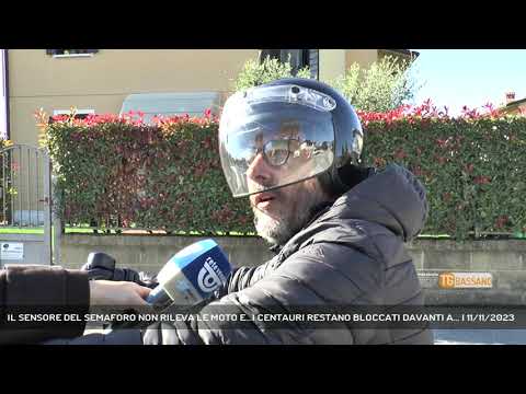 IL SENSORE DEL SEMAFORO NON RILEVA LE MOTO E...I CENTAURI RESTANO BLOCCATI DAVANTI A... | 11/11/2023