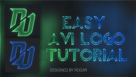 EASY AVI LOGO TUTORIAL!! ( Ps touch )