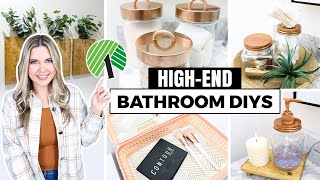 DIYed My Bathroom With $1 Items From Dollar Tree...Quick \& Easy!