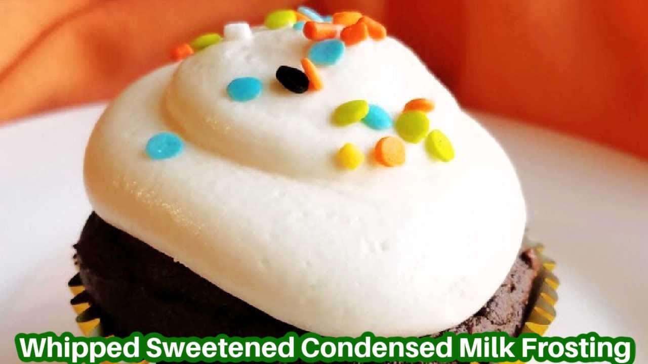 Whipped Sweetened Condensed Milk Frosting YouTube
