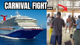 Passengers banned after throwing chairs during brawl