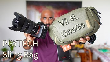 PGYTECH V2 4L OneGo Sling Bag. (Unboxing & Quick Overview)