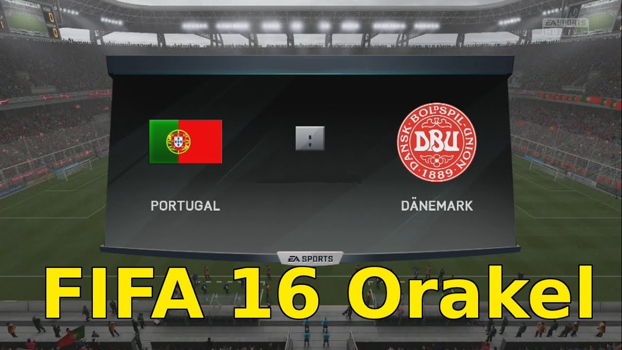 Portugal Danemark Em Qualifikation 16 Portugal Denmark Euro 16 Qualifying Fifa 16 Orakel Youtube