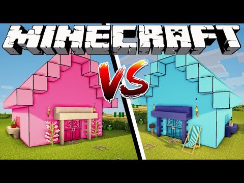 girl-house-vs-boy-house---minecraft