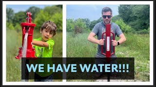 DIY Simple Hand Pump Water Well | Free Off Grid Water Source | Building a Farm