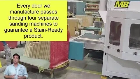 How to prep a replacement cabinet door for stain or paint