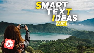 2 Smart Text Ideas For Youtubers | KineMaster | PixelLab |  ▶PART 1