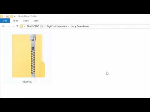 Video: How To Unzip A Folder