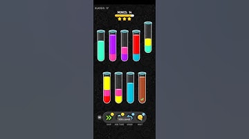 Colour water sort 3d Level 17 Solution by Avira Gaming zone #gameplay  #shorts