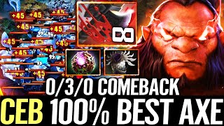 🔥 100% WORLD BEST AXE by OLD G Ceb — Watch and Learn 0/3/0 Comeback Octarine + Blade Mail Dota 2 Pro