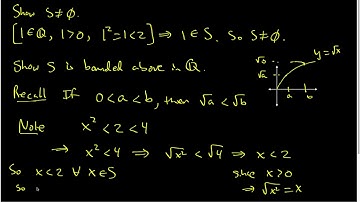 40 Q is not a complete ordered field