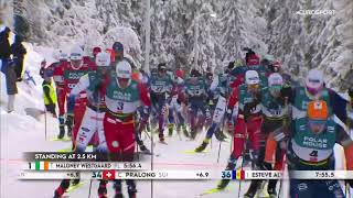 Ruka 2023 Men's 20km Freestyle Mass Start - Cross Country Ski World Cup 2023-24
