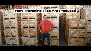 Travertine Tiles Production