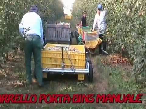 Carrello porta bins manuale youtube Carrello per la frutta