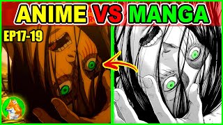 Attack on Eren Anime vs Manga - Attack on Titan Season 4 | (Before Rumbling)