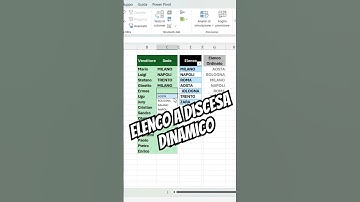 Crea un elenco a discesa dinamico che si aggiorna da solo con Excel 365 @planetexcel