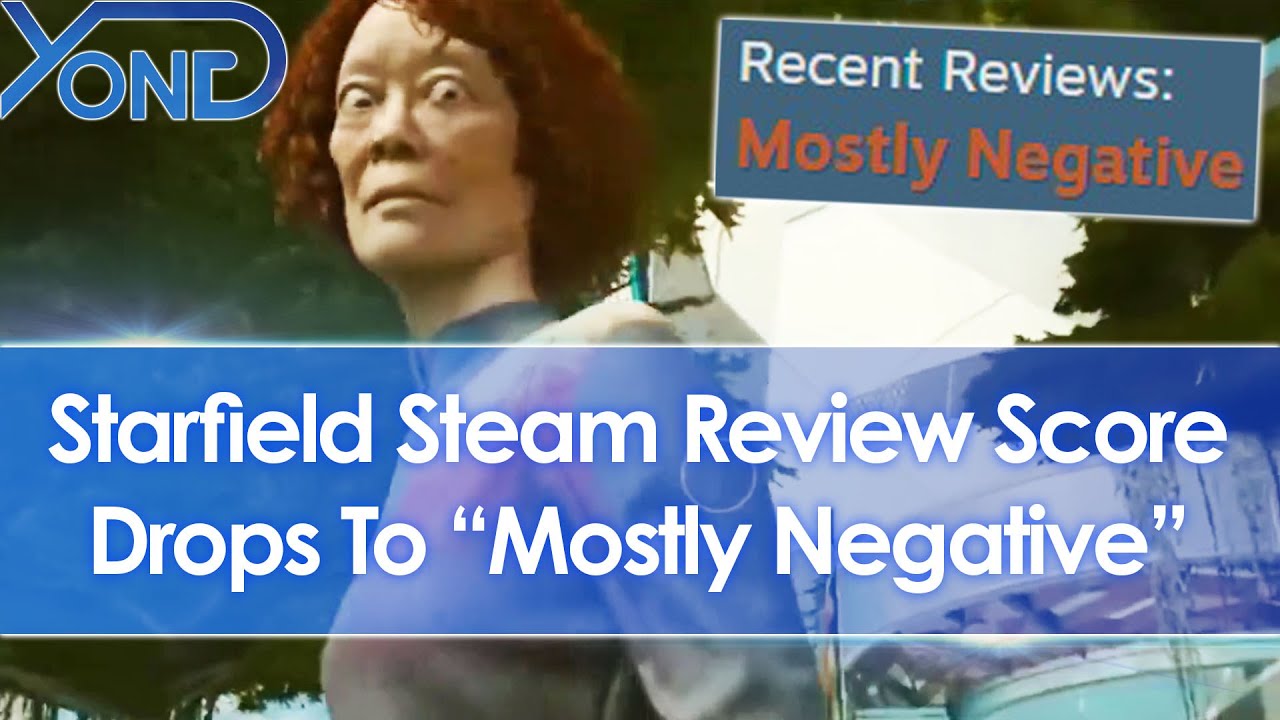 Starfield Steam Review Score Drops To Mostly Negative