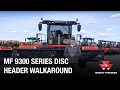 MF 9300 Series | Hay & Forage | MF WR9900 Series Windrower, Headers & Attachments | Walkaround