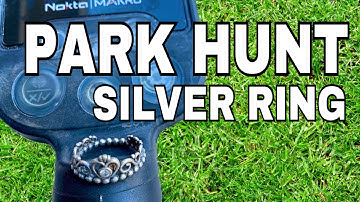 silver found! with my Nokta Makro Simplex Plus park hunting version 2.78