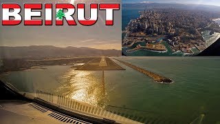 Beautiful BEIRUT Views from the AIRBUS Cockpit