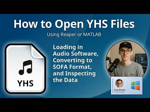 How to Open YHS Files (Your Head Sample)
