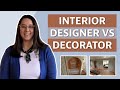 What is the difference between an Interior Designer and Interior Decorator?
