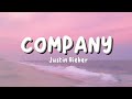 Justin Bieber - Company ( Lyrics )