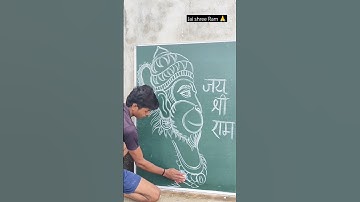 Hanuman Drawing 🙏Jai shree Ram #hanuman #drawing #jaishreeram #shortvideo #art