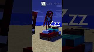 What Happens While You Sleep In Minecraft? Part 2. #Shorts