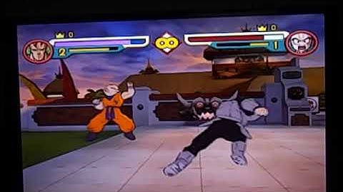Dragon Ball Z Budokai 2(Gamecube)-Android 16 vs Krillin II