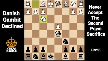 Danish Gambit Declined | Never accept the second pawn sacrifise | Part 3