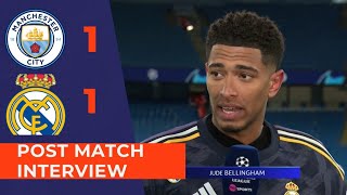 Jude Bellingham Post Match Interview |Man City vs Real Madrid (1-1) FT (3-4) Penalties