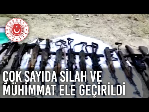 6 PKK’lı Teröristin Etkisiz Hale Getirildiği Mağarada Çok Sayıda Silah ve Mühimmat Ele Geçirildi