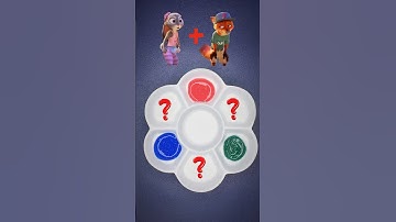 Zootopia 2 color mixing (part 12) #zootopia2 #satisfying #colormixing #zoo