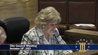 Montgomery City Council November 18, 2025