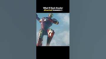 Iron-man 1 directed by Zack Snyder #shorts