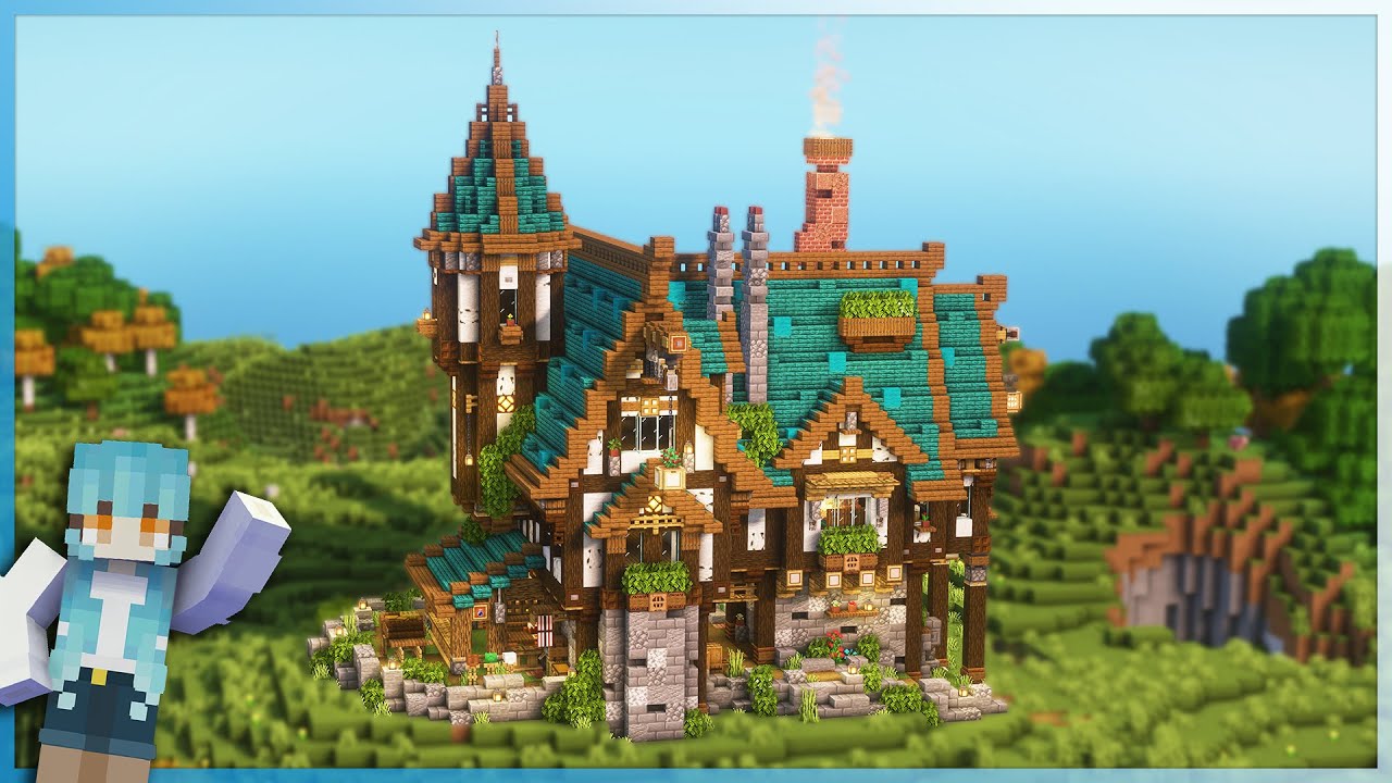 Minecraft  How to Build a Medieval Fantasy House 