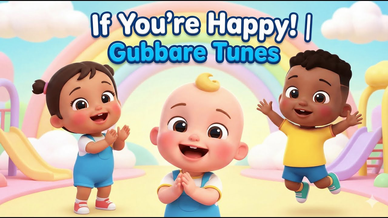 If You’re Happy | Gubbare Tunes‬ Nursery Rhymes & Kids Songs