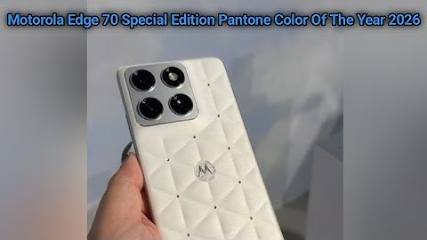 Motorola Edge 70 Special Edition Pantone Color Of The Year 2026 - Official Trailer!
