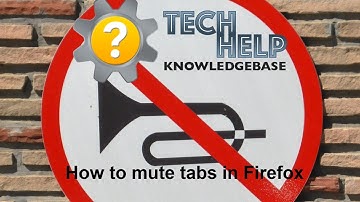 How to mute tabs in Firefox