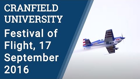Cranfield University Festival of Flight, 17 September 2016